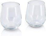 Vasos De Agua De Cristal | 2 Unidades | Tamaño: 10 Cm | Capacidad 43 Cl | Colección MasterPRO