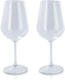 Copas de Vino De Cristal | 2 Unidades | Altura: 22 Cm | Capacidad 55 Cl | Colección MasterPRO