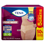 TENA Pants Discret Beige +5 Piezas Gratis talla G