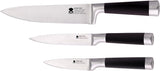 Masterpro Foodies por Bergner Profesional Home 3 piezas Juego de cuchillo de cocina Premium de acero inoxidable