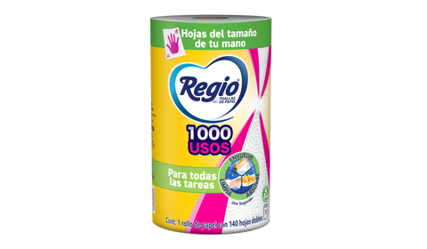 Regio Toallas de papel 1000 USOS 12x1s 140