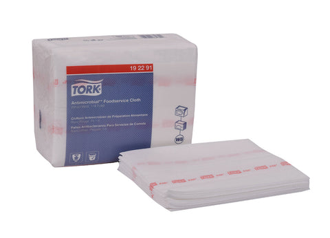 Tork Foodservice Paños Antimicrobiales Blanco (50 paños)