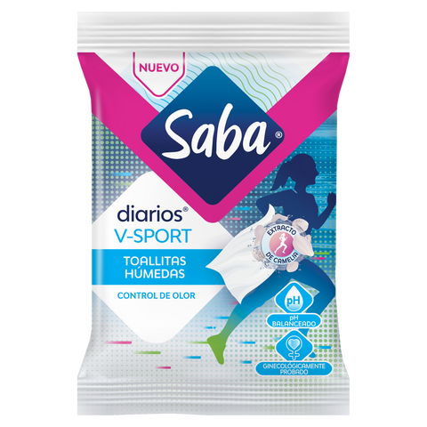 SABA Toallitas Húmedas V-Sport 12s