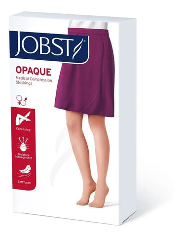 Media Jobst Opaque 15-20 Mmhg Rodilla Punta Abierta