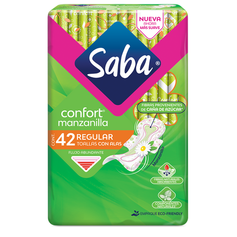 SABA Confort Manzanilla Regular con alas 42s