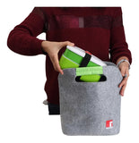 Bergner Lonchera Hermética 2 Pisos C/cubiertos & Bolsa Bg