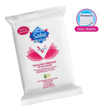Caja C/48 Toallitas Húmedas Saba Diarios V-natural 12 Pz