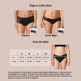 Ropa Interior Lavable Tena Corte Bajo Negro Talla Xl 1 Pz