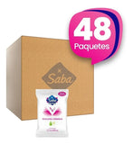 Caja C/48 Toallitas Húmedas Saba Diarios V-natural 12 Pz