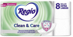 Papel Higiénico Regio Clean & Care 8 Rollos 300 Hojas Dobles