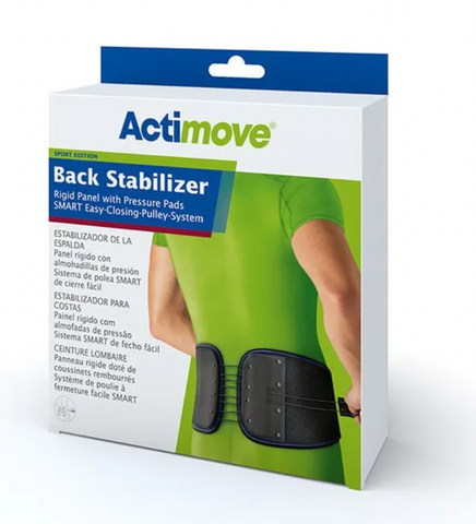 Actimove Sport Soporte de espalda con compresión ajustable de doble capa G