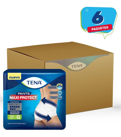 TENA Pants Gde 6x10s