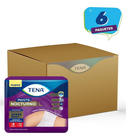 TENA Pants M  6x8s Night