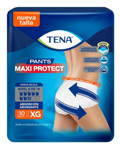 Caja TENA Pants Maxi Protect XG 6x10s (M)